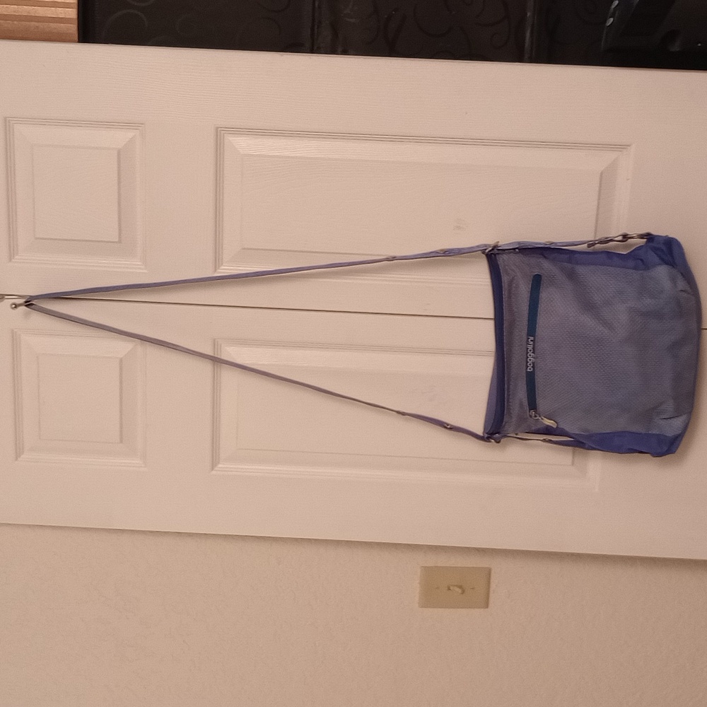 Baggallini 3 in 1 cross bag / shoulder / backpack blue adjustable straps Women